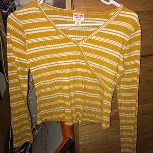 Yellow striped shirt